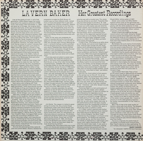 Release: Her Greatest Recordings-Vinyl-US-1971-SD 33-372-12562903