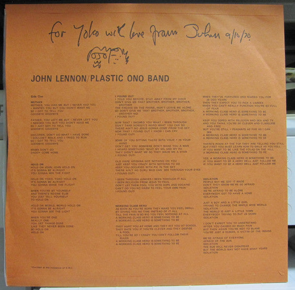 John Lennon / Plastic Ono Band