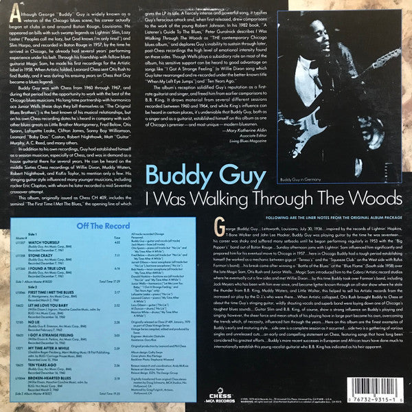 Release: I Was Walking Through The Woods-Vinyl-US-1990-CH-9315-11326221