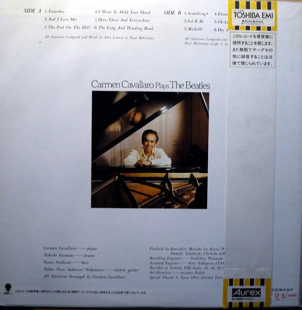 Master Release: Carmen Cavallaro Plays The Beatles by Carmen Cavallaro
