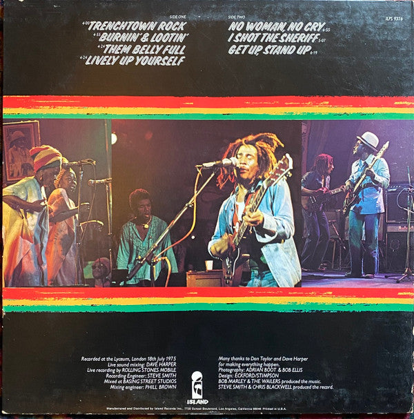 Release: Live! At The Lyceum-Vinyl-US-1975-ILPS 9376-15740527