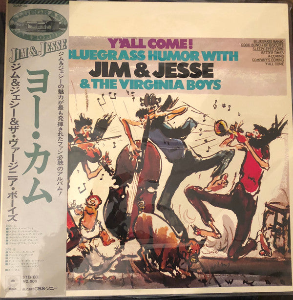 Master Release: Y'all Come! Bluegrass Humor With Jim & Jesse And The Virginia Boys by Jim & Jesse And The Virginia Boys