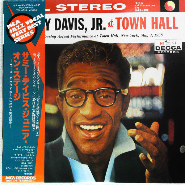 Master Release: Sammy Davis, Jr. At Town Hall  by Sammy Davis Jr.
