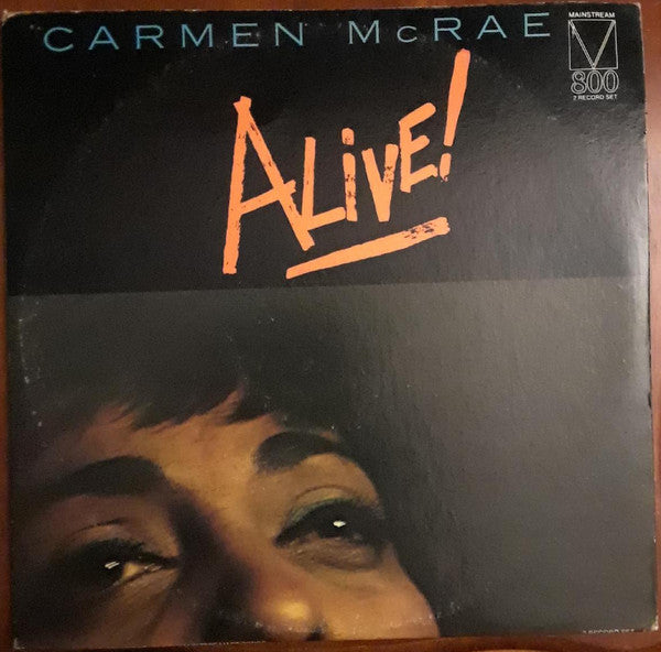 Master Release: Alive! by Carmen McRae