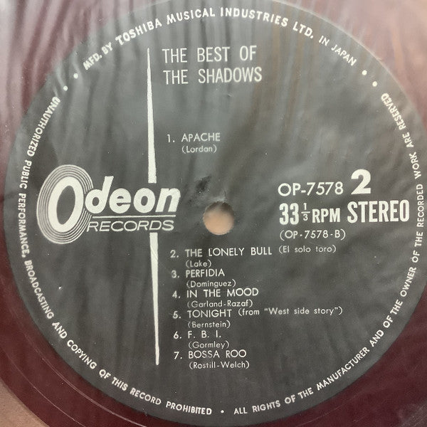 The Best Of The Shadows = ベスト・オブ・シャドウズ
