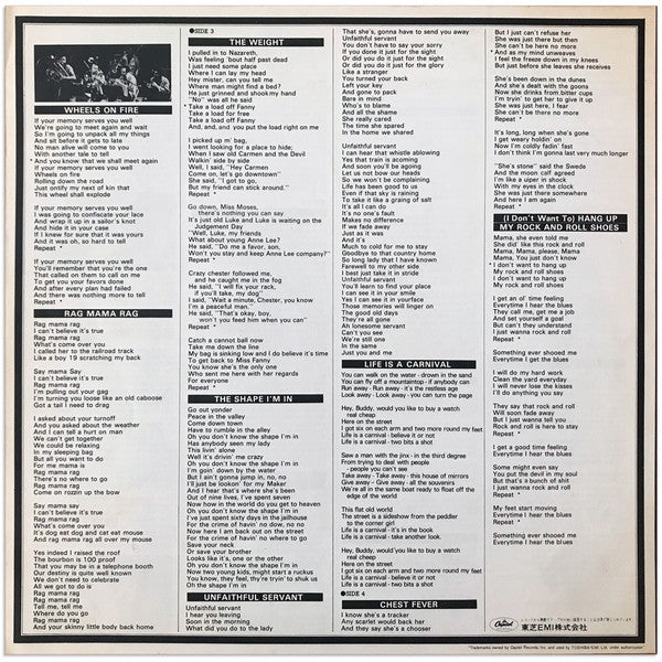 Rock Of Ages: The Band In Concert