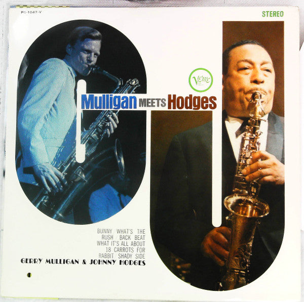 Release: Gerry Mulligan Meets Johnny Hodges-Vinyl-Japan-1964-PS-1047-V-22519766