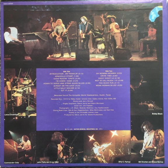 Master Release: Live From Deep In The Heart Of Texas by Commander Cody And His Lost Planet Airmen
