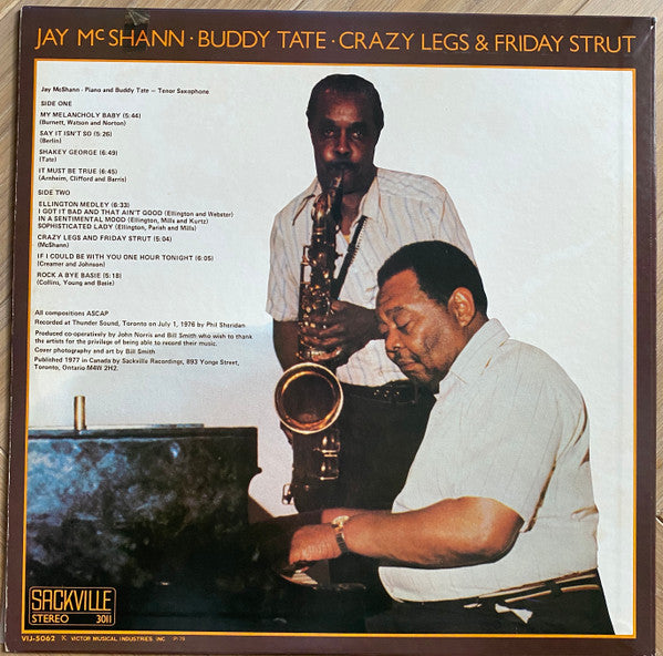 Master Release: Crazy Legs & Friday Strut by Jay McShann