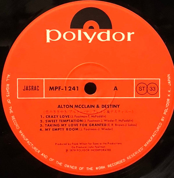 Master Release: Alton McClain & Destiny by Alton McClain & Destiny