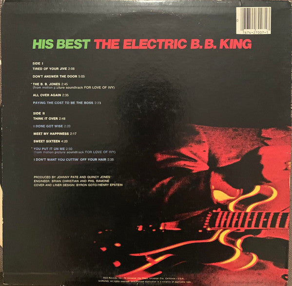 His Best - The Electric B.B. King