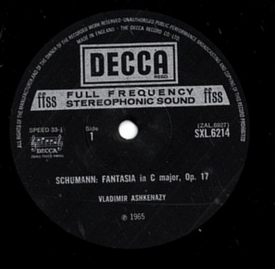 Fantasia In C Major Op. 17 / Etudes Symphoniques Op. 13