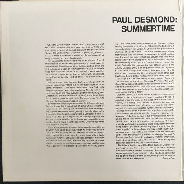 Release: Summertime-Vinyl-US-None-SP-3015-15856653