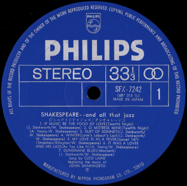 Shakespeare – And All That Jazz