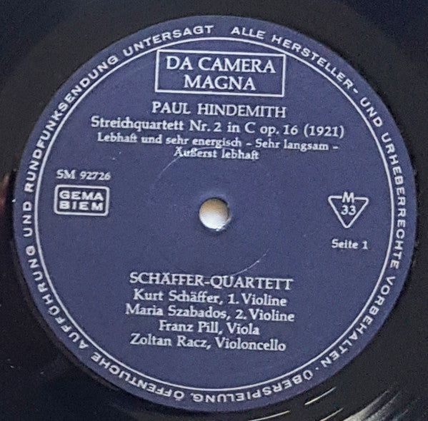 Streichquartette 2+6, Kontrabass-Sonate