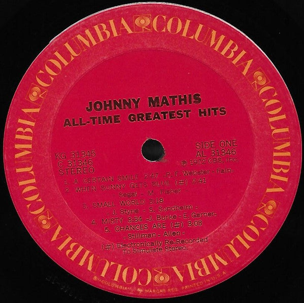 Johnny Mathis' All-Time Greatest Hits
