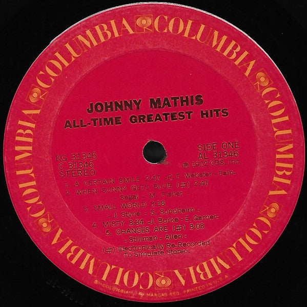 Johnny Mathis' All-Time Greatest Hits