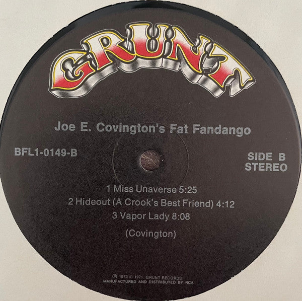 Joe E. Covington's Fat Fandango