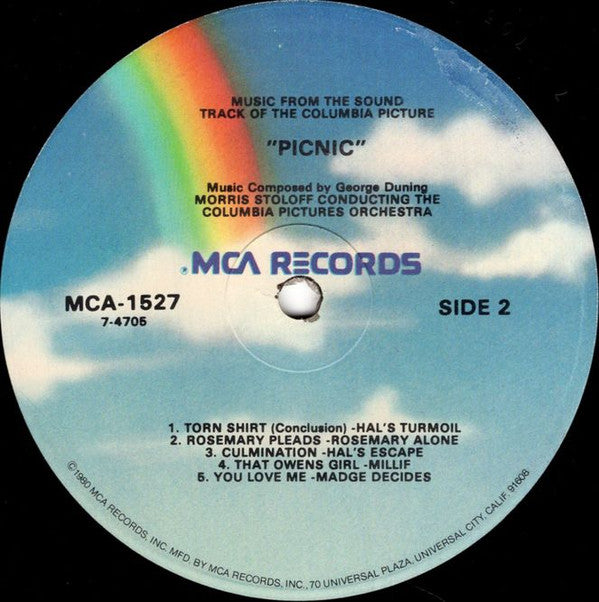 Music From The Sound Track Of The Columbia Picture "Picnic"