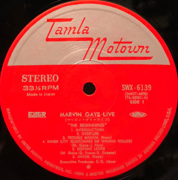 Marvin Gaye Live!