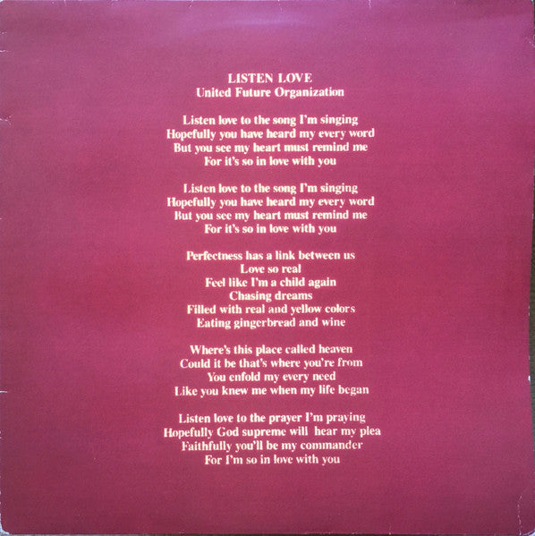 Release: Listen Love-Vinyl-Japan-2002-BRSWD 001-41043