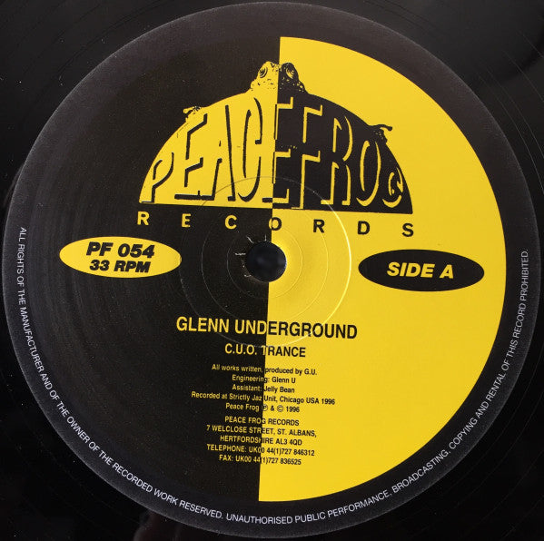 Master Release: C.V.O. Trance by Glenn Underground