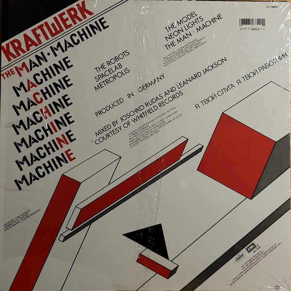 Release: Die Mensch·Maschine-Vinyl-US-1993-S11-56854, SN-16302-57161