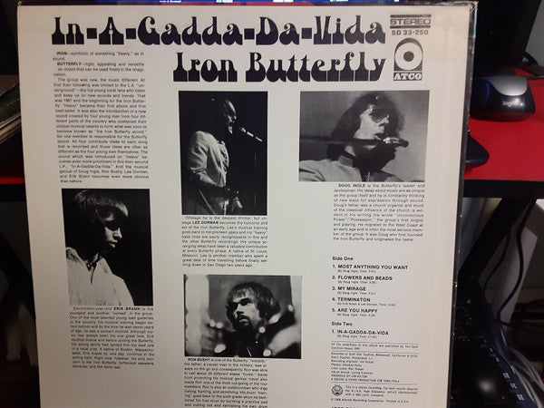 Release: In-A-Gadda-Da-Vida-Vinyl-US-1974-SD 33-250-15705054