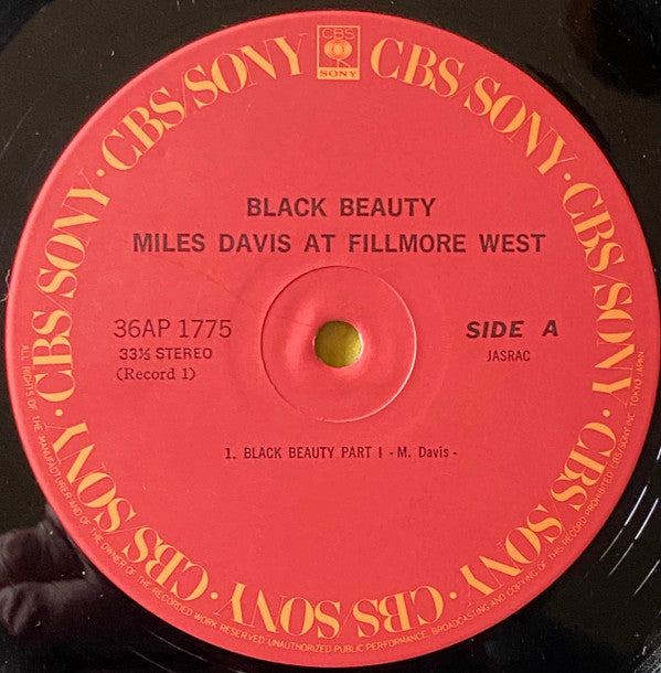 Black Beauty / Miles Davis At Fillmore West