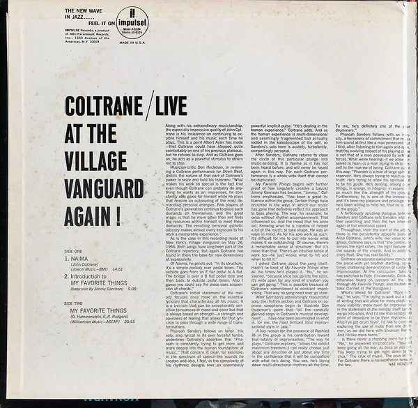 Live At The Village Vanguard Again!