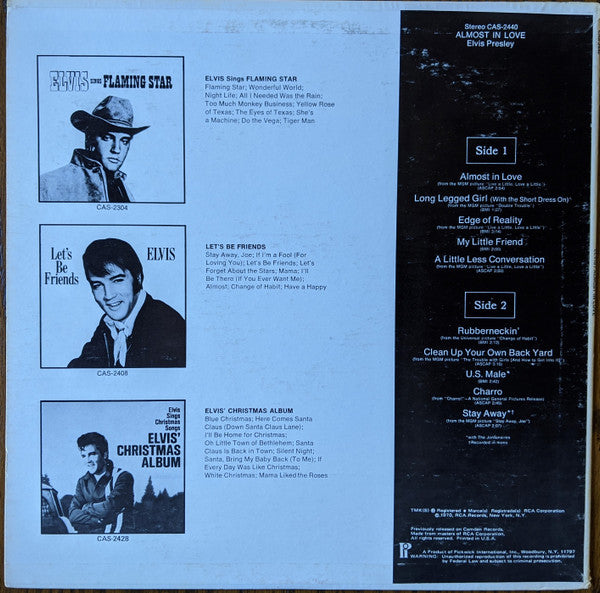 Release: Almost In Love-Vinyl-US-None-CAS-2440-12126157