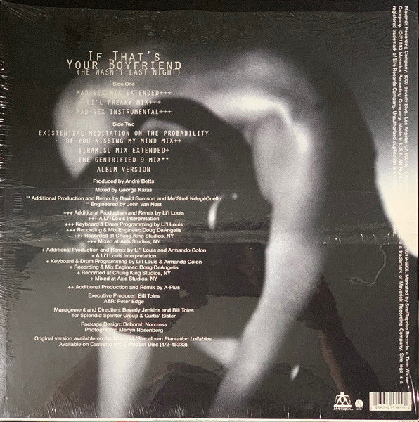 Master Release: If That's Your Boyfriend (He Wasn't Last Night) by Me'Shell NdegéOcello