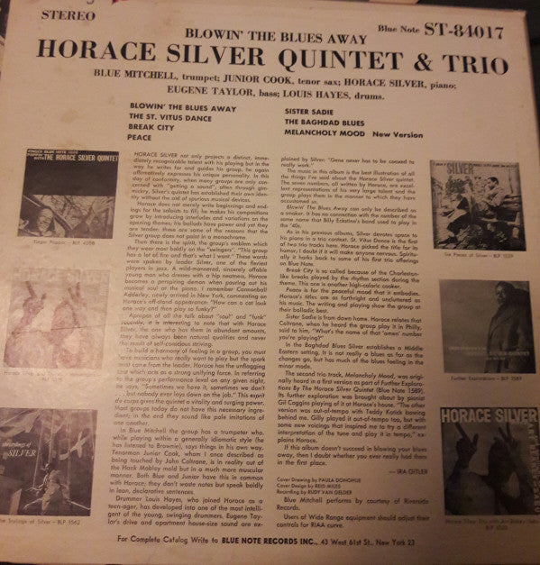 Release: Blowin' The Blues Away-Vinyl-US-1966-BNST 84017-16044951