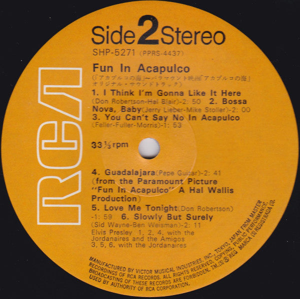 Fun In Acapulco = アカプルコの海