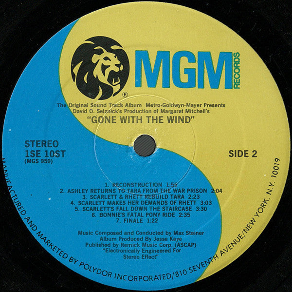 Gone With The Wind (Original Soundtrack Album)