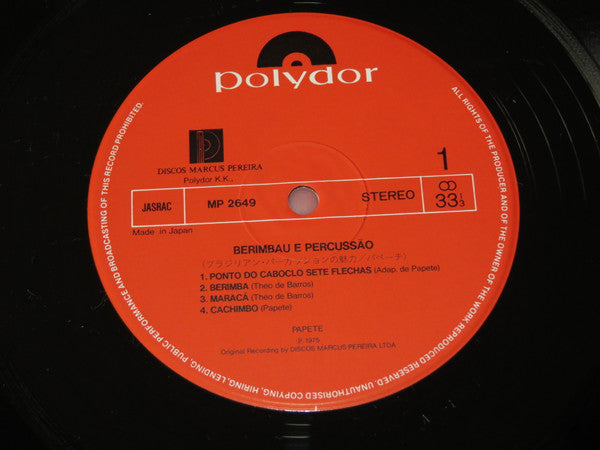 Berimbau E Percussão