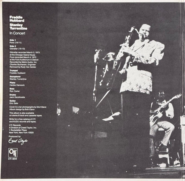 Release: In Concert Volume One-Vinyl-US-1974-CTI 6044-31656404