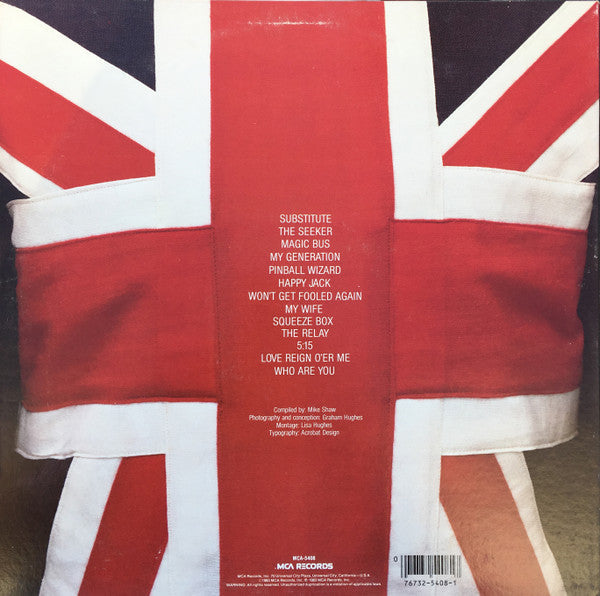 Release: Who's Greatest Hits-Vinyl-US-1983-MCA-5408, MCA-1496-14149596