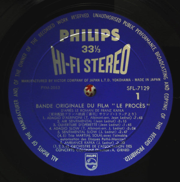 Le Procès (Bande Originale Du Film)