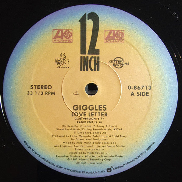 Release: Love Letter-Vinyl-US-1987-0-86713, 0-86713, 0-86713-26959532