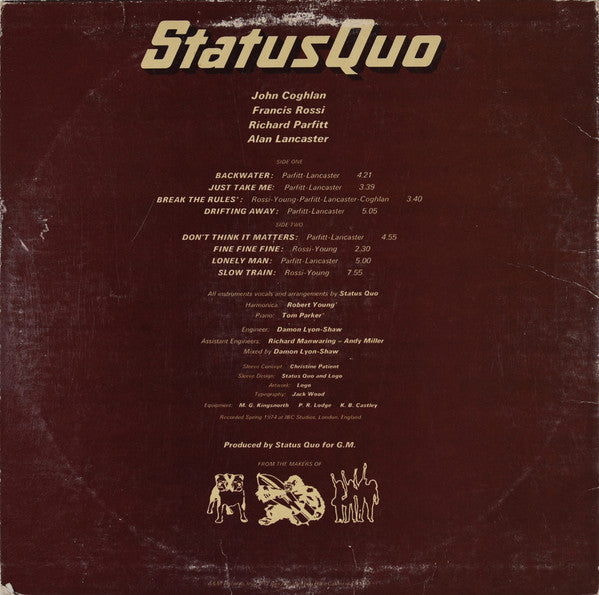 Release: Quo-Vinyl-US-1974-SP-3649-13153899
