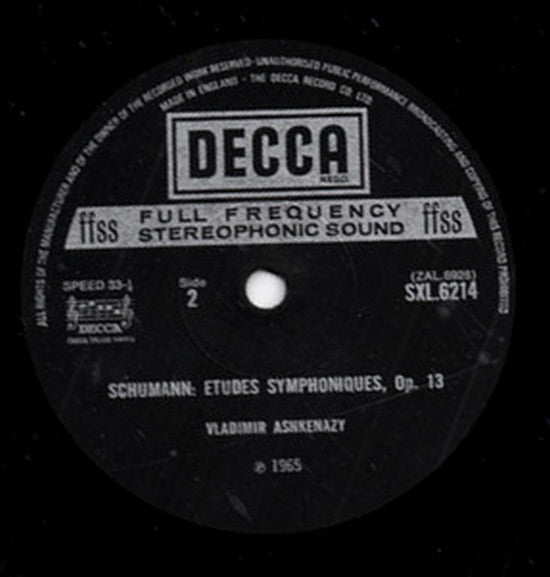 Fantasia In C Major Op. 17 / Etudes Symphoniques Op. 13