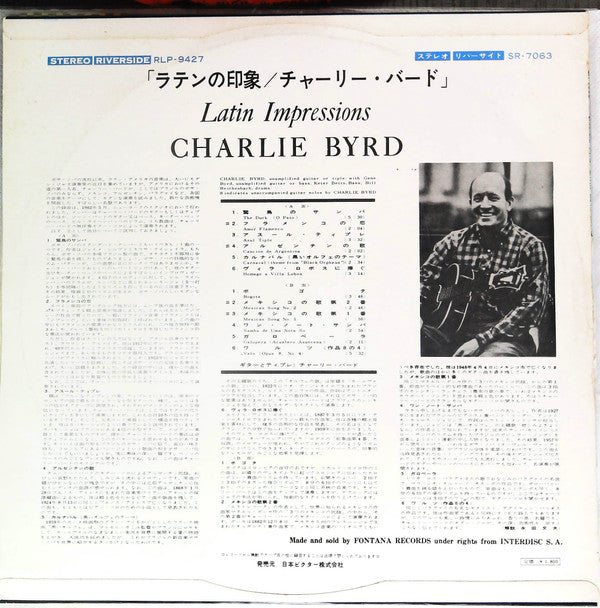 Master Release: Latin Impressions by Charlie Byrd