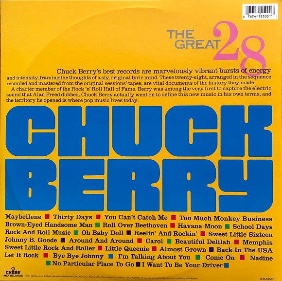 Release: The Great Twenty-Eight-Vinyl-US-1987-CH2-92500, CH2-92500-14630155
