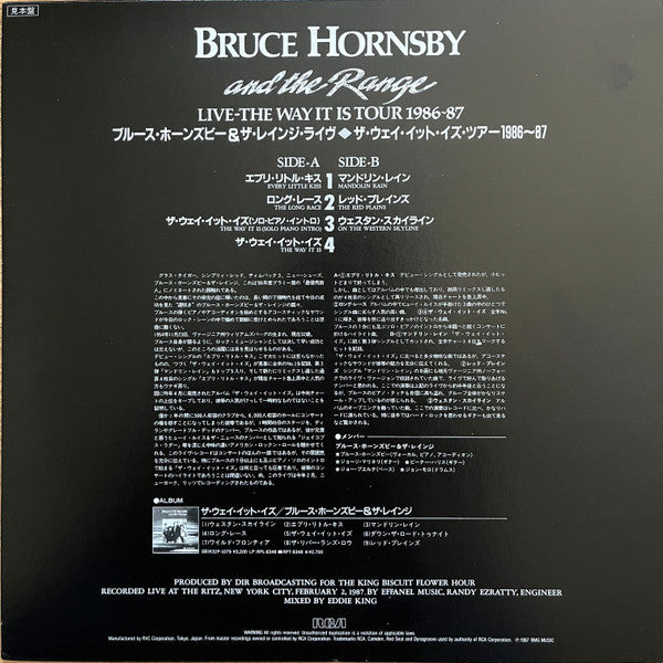 Live - The Way It Is Tour 1986-87