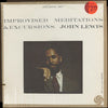 John Lewis (2) - Improvised Meditations & Excursions (LP, Album, Reissue, Stereo) - Very Good (VG) / Good Plus (G+)