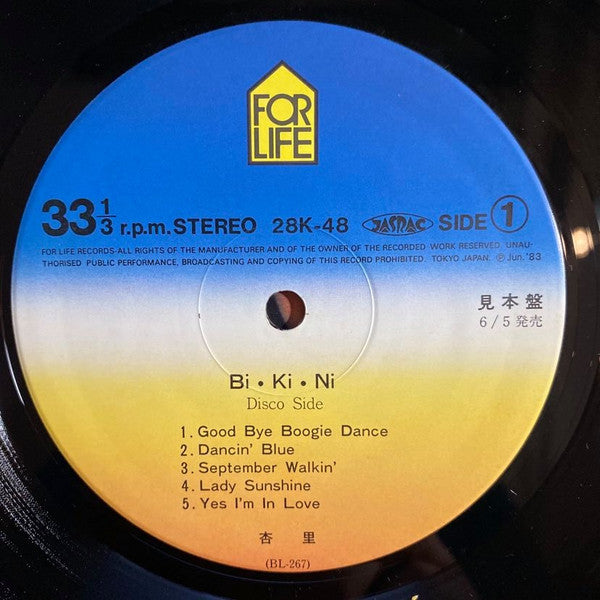 Release: Bi・Ki・Ni = ビ・キ・ニ-Vinyl-Japan-1983-28K-48-15894436