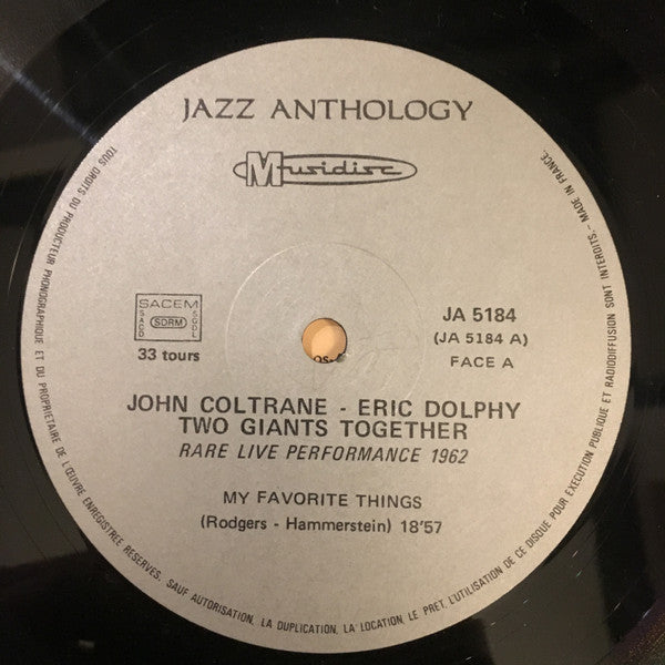 Two Giants Together (Rare Live Performance 1962)