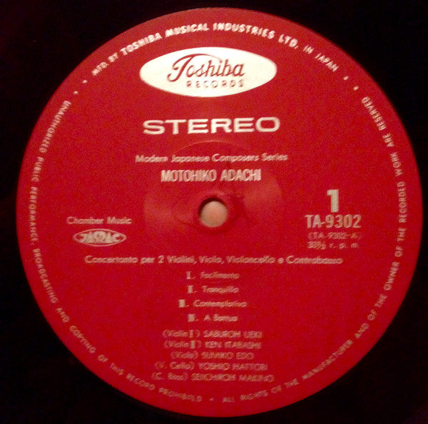 Concertanto Per 2 Violini, Viola, Violoncello E Contrabasso/ Projection For String Quartet/ String Trio