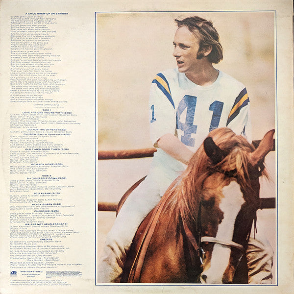 Release: Stephen Stills-Vinyl-UK-1970-2401004, 2401 004-12728955